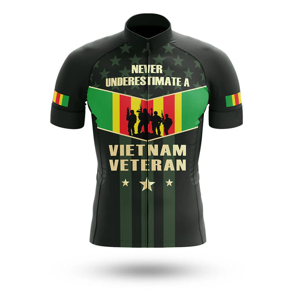 Vietnam Veteran Men's Short Sleeve Cycling Kit - Image 3